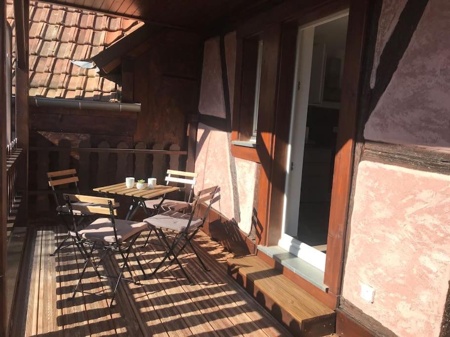 Ferienwohnung Doux Refuge Avec Terrasse Parking Gratuit Beblenheim Exterior foto